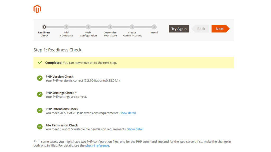 Magento Readiness Check