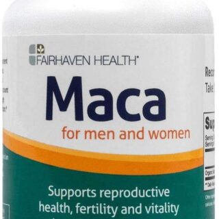Fairhaven Health Maca is Organic Maca Root Powder Capsules for Men and Women, Fertility Supplement to Support Male and Female Reproduction.