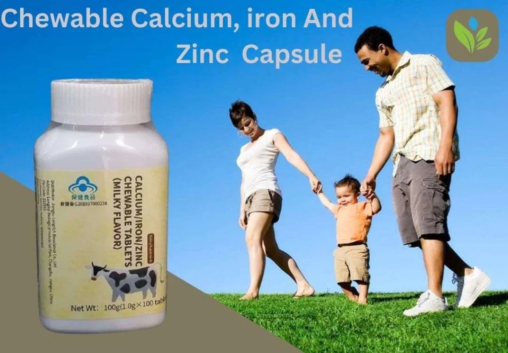 Chewable Calcium, Iron And Zink Capsule