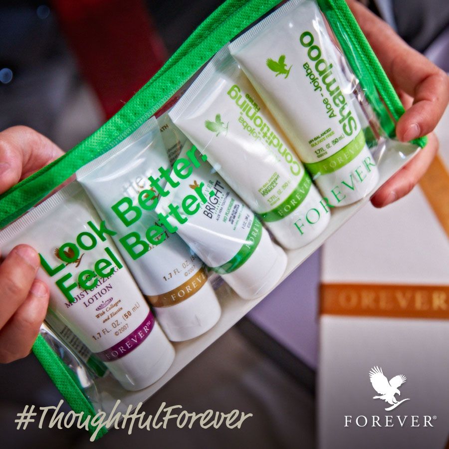 If you know they like to travel, the travelkit is the perfect gift! #thoughtful #thoughtfulgi… | Forever living products, Forever products, Forever bright toothgel