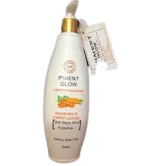Piment glow carrot whitening lotion