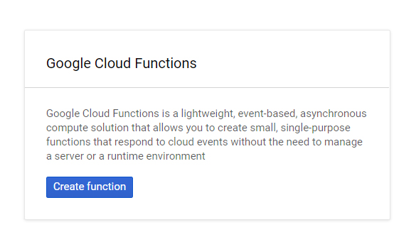 Create Cloud Function
