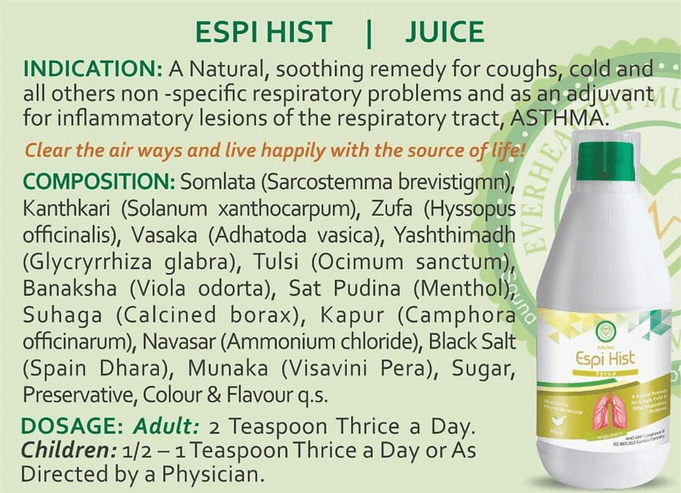 Everhealthy Espi Hist Juice