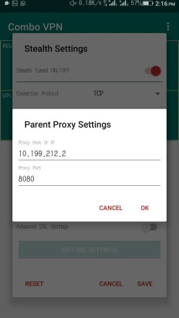 combo vpn Mtn proxy connection