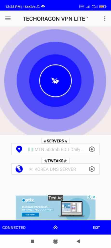 Mtn 500MB daily free data power up with techoragon VPN