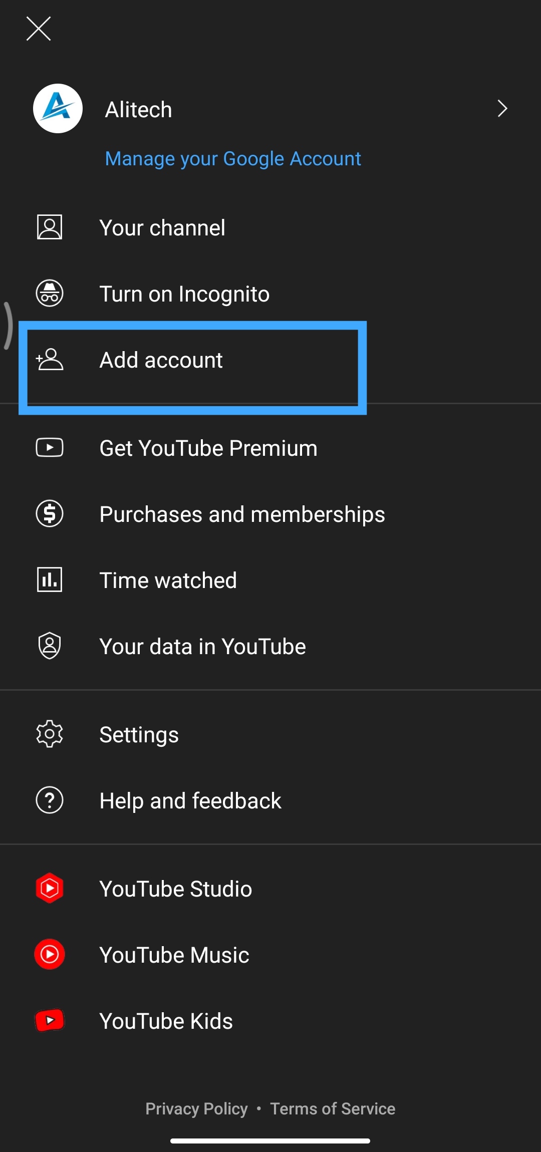 recover a YouTube account without password
