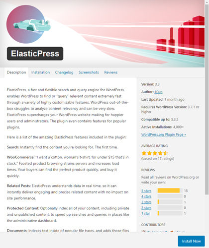 Install ElasticPress