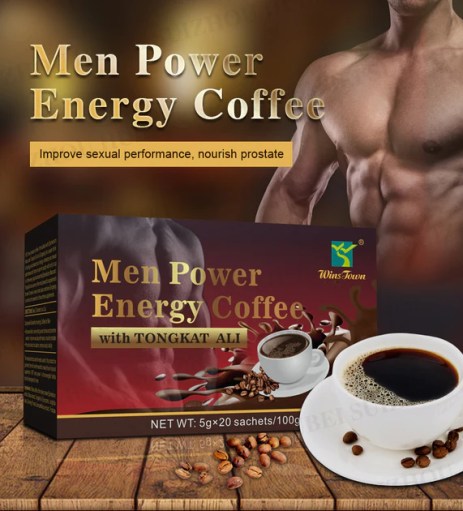 Men power energy coffee