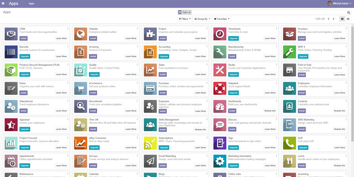 Odoo Dashboard