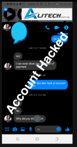 Facebook Account hacked