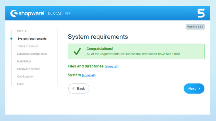 Shopware System Requirements