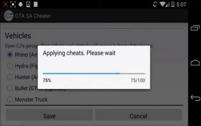Download GTA SA Cheater Mod APK