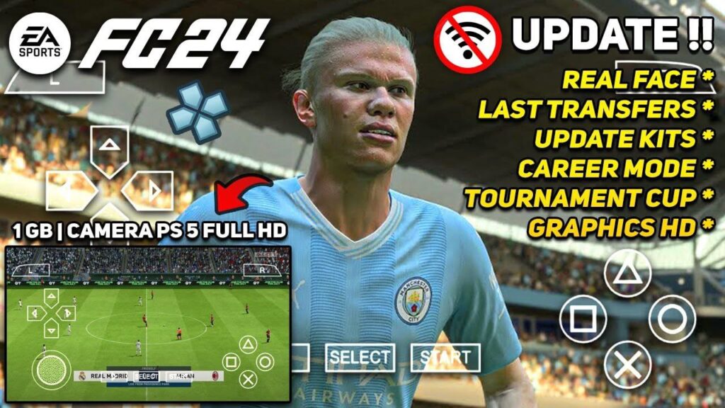 Download EA Sports FC 24 PPSSPP FIFA 24 ISO 