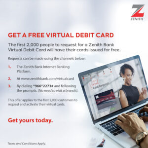 Zenith bank free atm card zenith virtual atm card