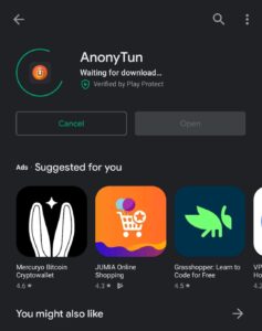 Download anonytun VPN