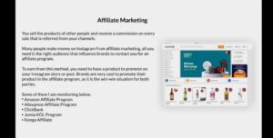 How To Make Money Online On Instagram 2021 using Affiliate marketing