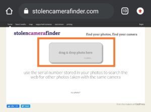 How to track your lost digital camera