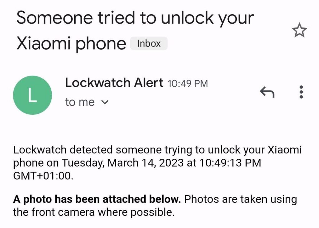 Lockwatch Apk email