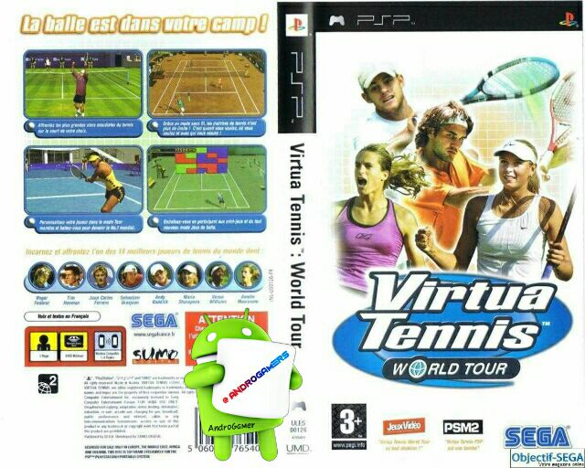 Download Virtua Tennis PPSSPP ISO Highly Compressed 