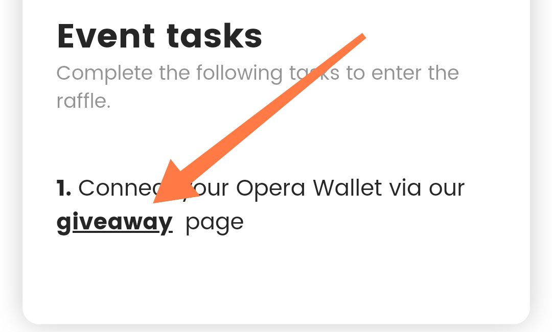 Opera Wallet airdrop