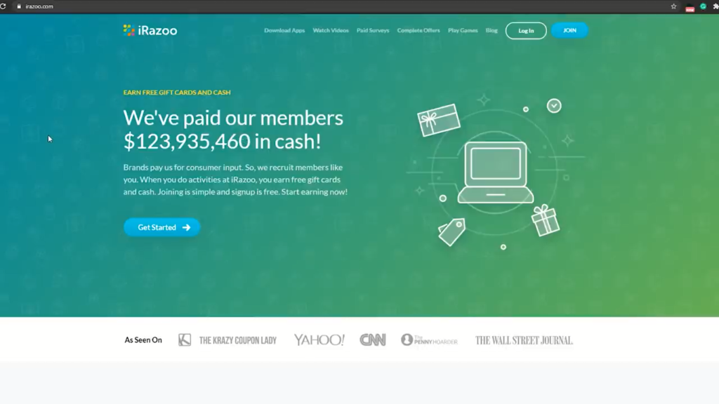 Make money online on iRazoo