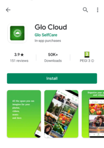 glo cloud app on play store