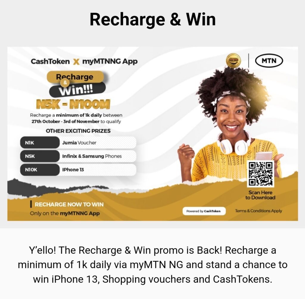 Mtn Recharge And Win Promo