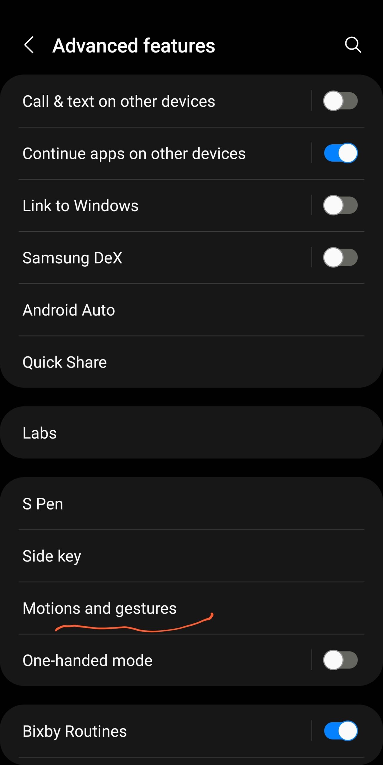 Double tap to turn off screen on Samsung