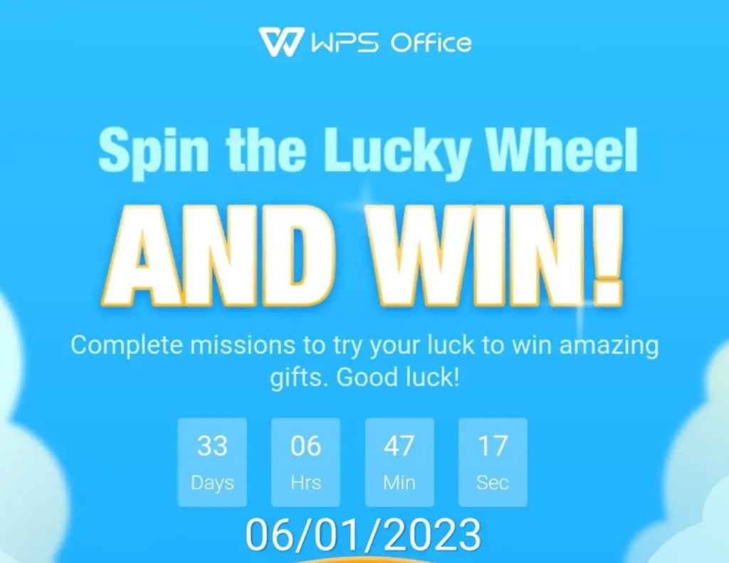 WPS spin and win